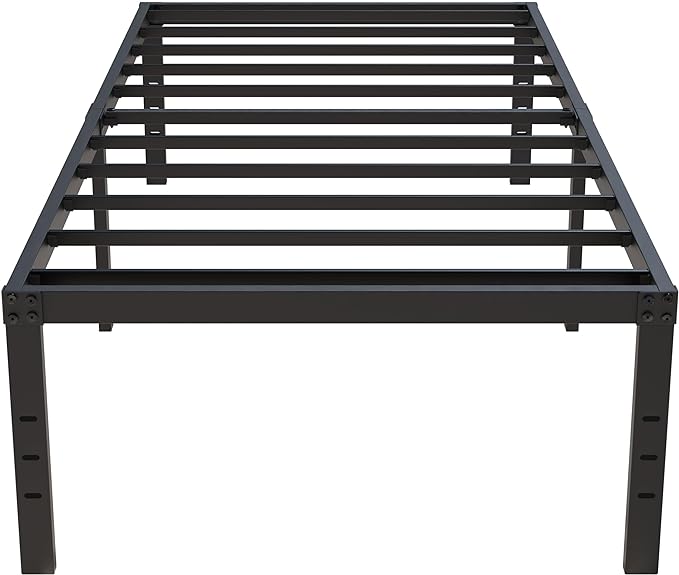 18 Inch Twin XL Bed Frames, Metal Platform Twin XL Bed Frame by Upcanso