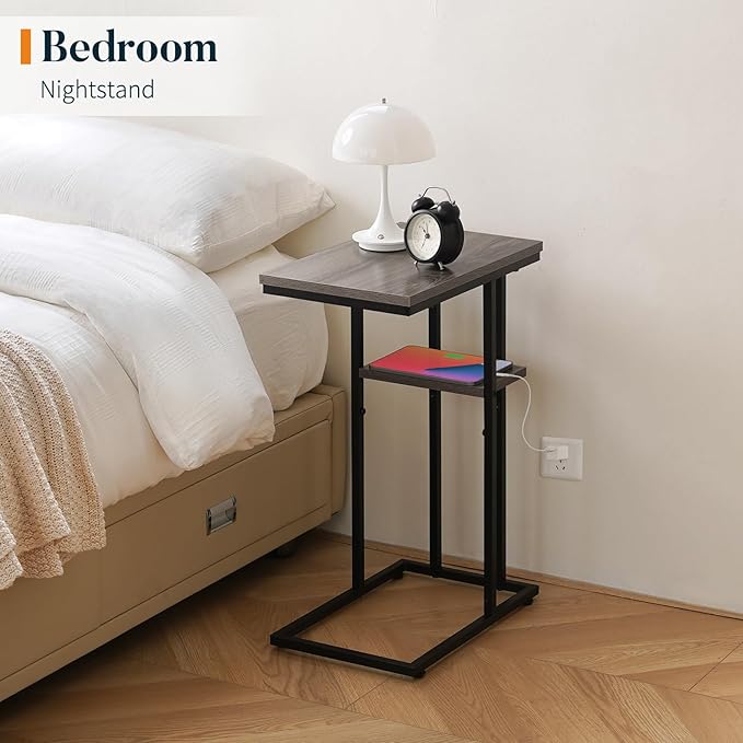 Yoobure C Shaped End Table, Side Table - Image 6