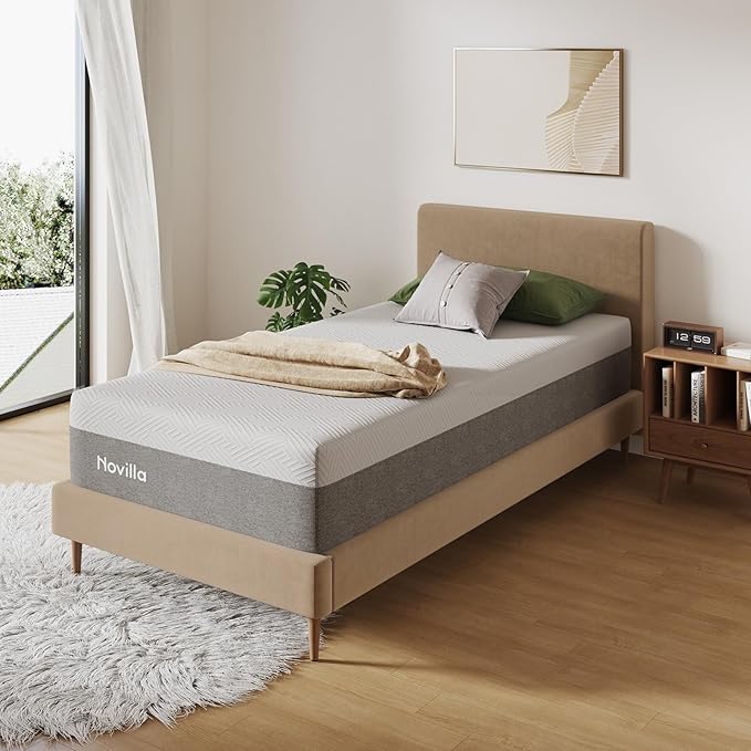 Novilla Twin XL Mattress, 10 Inch Gel Memory Foam XL Twin Mattress - Image 2