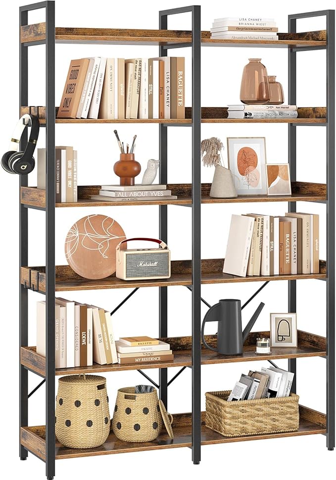 Seventable Bookshelf 6 Tier - Image 8