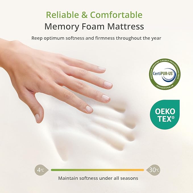 6 Inch Twin Mattress for Kids, Memory Foam Mattress - Image 8
