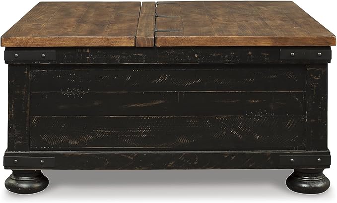 Signature Design by Ashley Valebeck Farmhouse Lift Top Coffee Table - Image 6