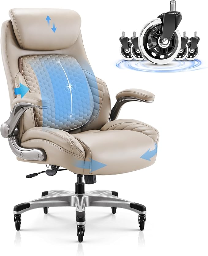 COLAMY Office Ergonomic Desk High Back Executive Chair by COLAMYINC