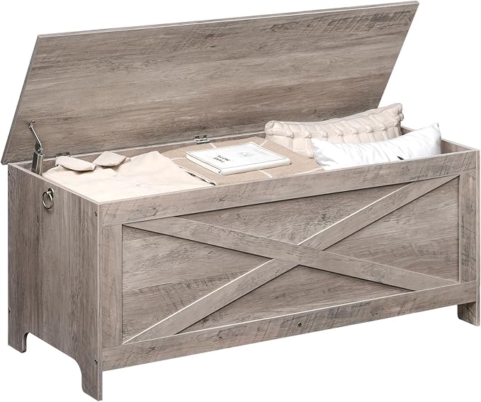47.2" Toy Chest, Sturdy Entryway Storage Chest - Image 8