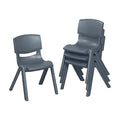 ECR4Kids 12in Plastic School Stack Chair, Classroom Furniture by ECR4Kids