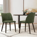 COLAMY Upholstered Dining Chairs Set of 2, Modern PU Leather Dining Room by COLAMYINC