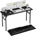 TEMI Long Computer Desk Folding Table by TEMI