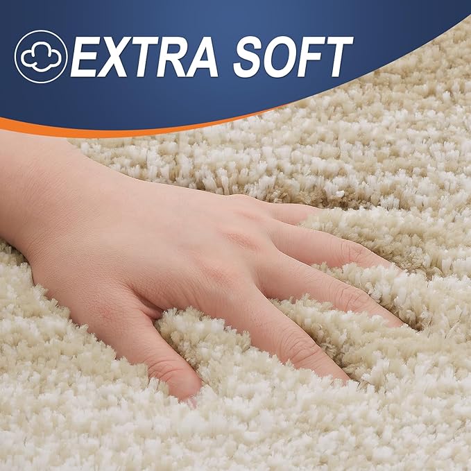OLANLY Bathroom Runner Rugs 54x24, Extra Soft Absorbent Microfiber Bath Rugs - Image 2