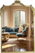 European Retro Mirror, Wall Mirror, Traditional Retro Baroque Mirror, by Oujchenghome