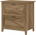 Bush Furniture Key West Lateral File Cabinet, Modern Farmhouse 2 Drawer File by BushHome