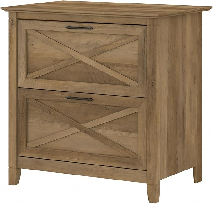 Bush Furniture Key West Lateral File Cabinet, Modern Farmhouse 2 Drawer File by BushHome