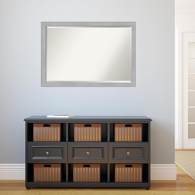Amanti Art Silver Bathroom Mirror - Image 5