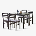 Livinia Seattle 5-Piece Wooden Dining Table Set by Livinia