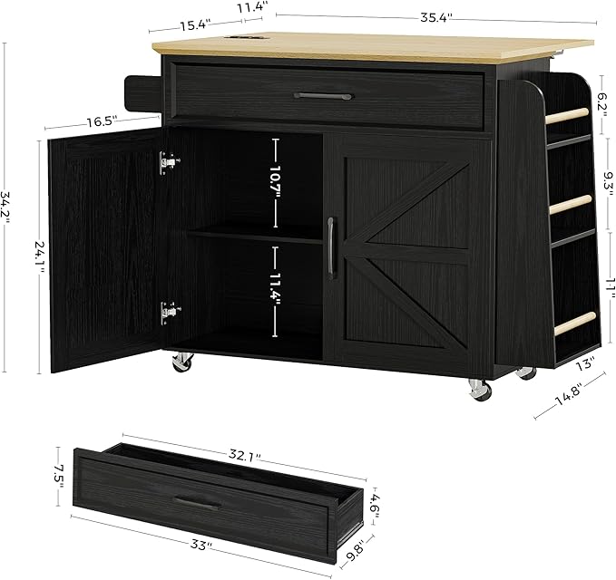 IRONCK Kitchen Island Cart - Image 6