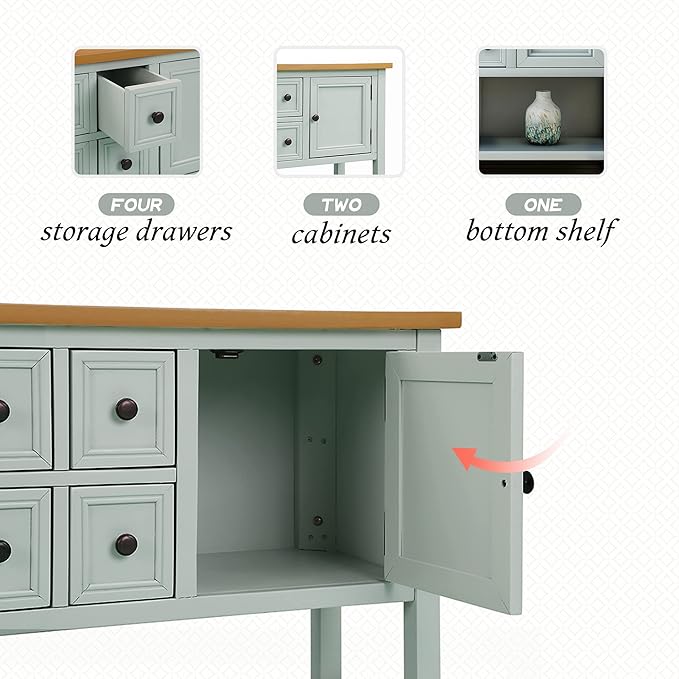 Merax Modern Wood Buffet Sideboard - Image 6