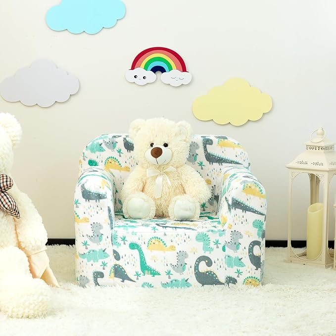 ALIMORDEN Kids Ultra-Soft Snuggle Foam Filled Chair, Single Cuddly Sofa - Image 2