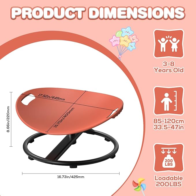 Spinning Chair for Autistic Kids - Image 3