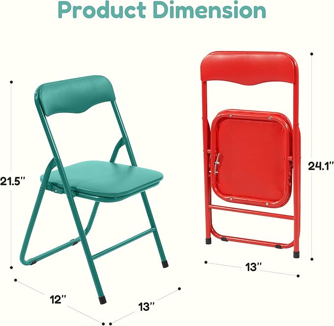 HealSmart 2 Pcs Kids Folding Chair - Image 2