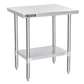 DuraSteel 30x24 Small Stainless Kitchen Island by DuraSteel