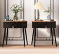OIOG Side Tables Set of 2, Round Nightstand by OIOG