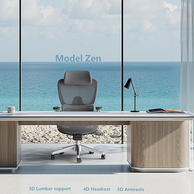 Ergonomic Office Chair, Big and Tall Mesh Home Office Desk Chair - Image 9