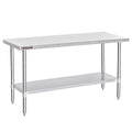 DuraSteel 30x72 Stainless Steel Prep Table by DuraSteel