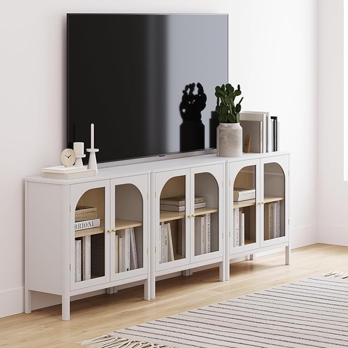 Nathan James Mason Wood Storage Cabinet Accent Sideboard Buffet Credenza TV by NathanJames