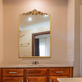 Ruomeng Traditional Wall Mirror, Vintage Bathroom Mirror Baroque Inspired Wall by Ruomeng