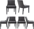 COLAMY Modern Dining Chairs Set of 6, Upholstered Corduroy Accent Side Leisure by COLAMYINC