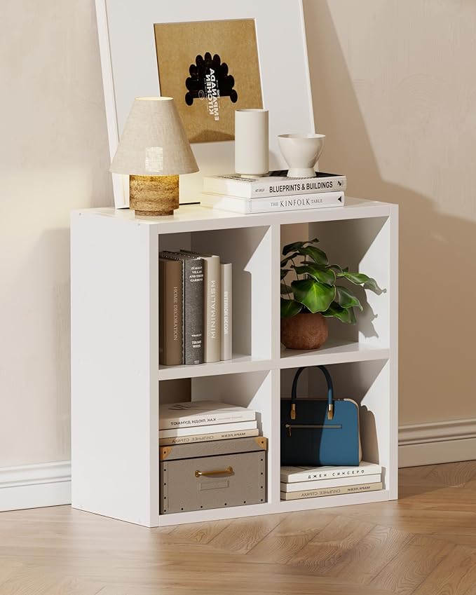 GTPLAYER 4-Cube Storage Organizer, Fits 11" Bins, Vertical or Horizontal Use by GTPLAYER