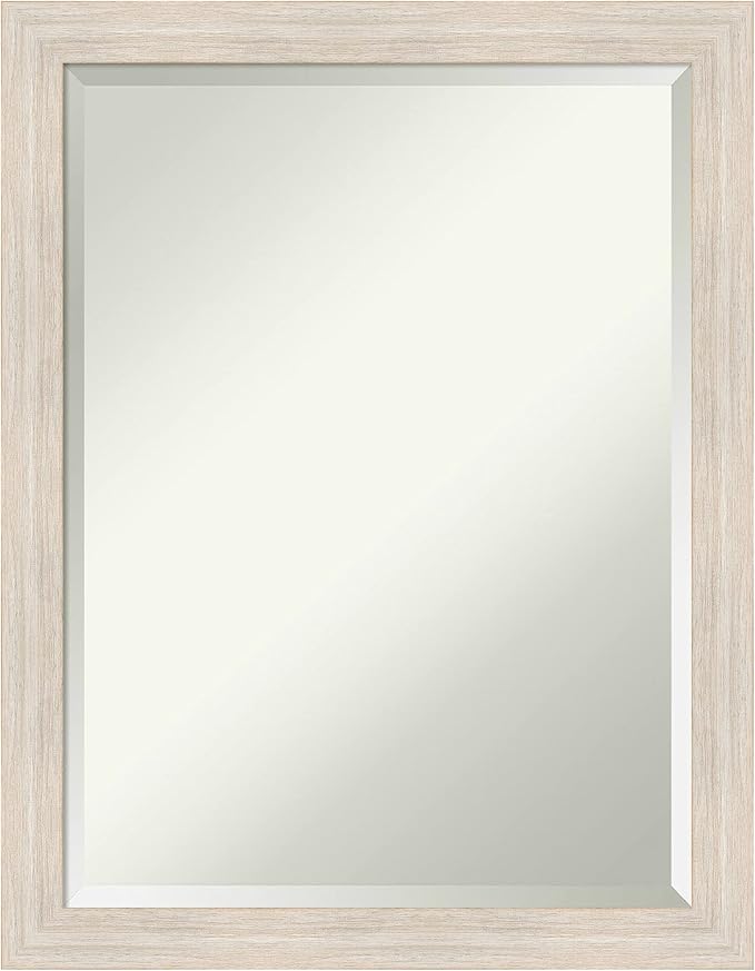 Amanti Art White Bathroom Mirror by AmantiArt