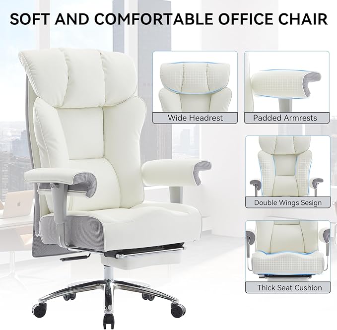 Efomao Big and Tall Office Chair 450LBS - Image 7