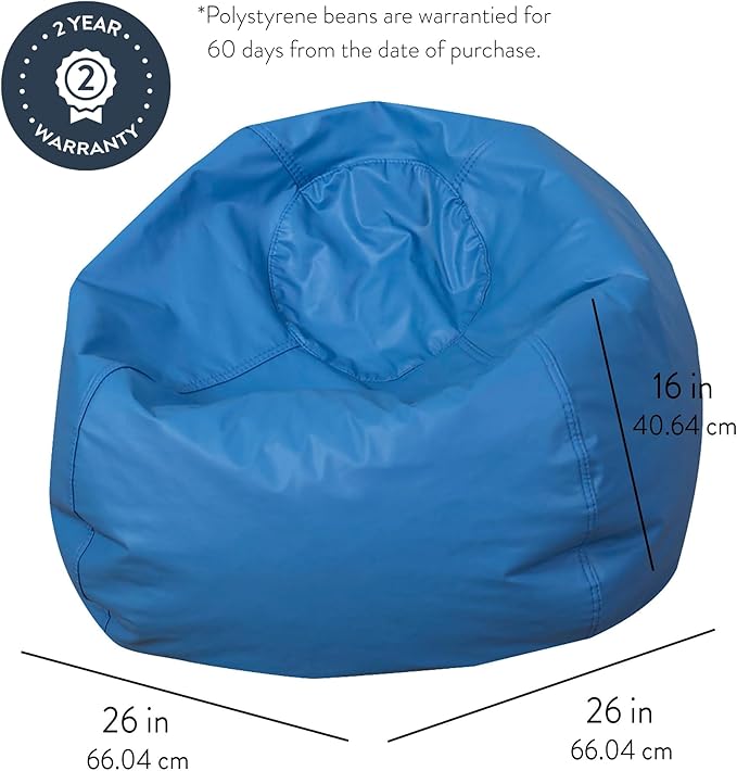 Children's Factory 26" Kids Bean Bag Chairs, Flexible Seating Classroom - Image 2