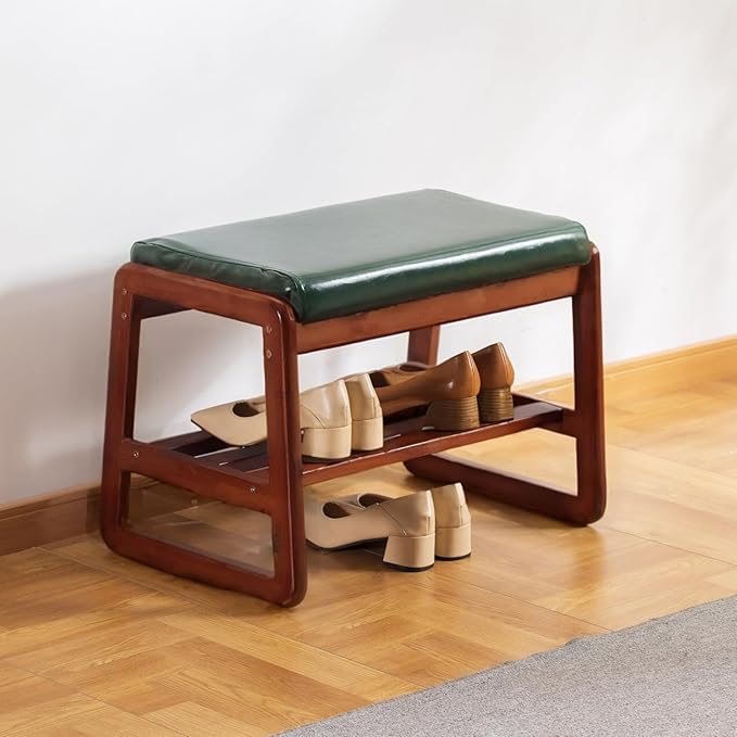 latifolia Solid Wood Bench, Entryway Shoe Bench by Latifolia