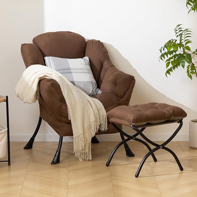 HollyHOME Fabric Lazy Chair - Image 2
