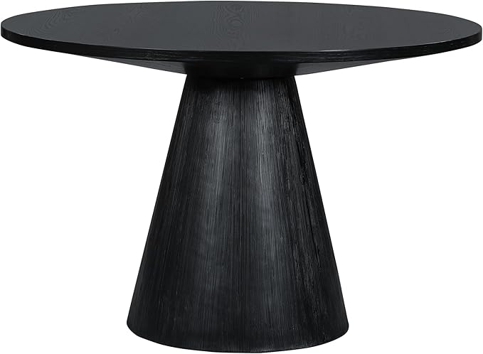 Wooden Kitchen Round Dining Table by Unknown