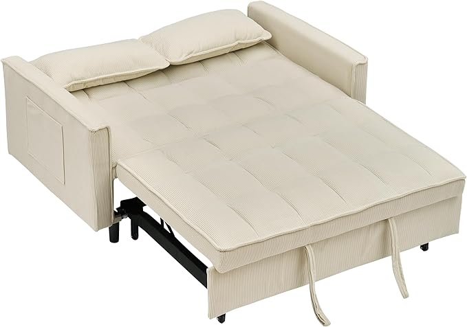 Ball & Cast Convertible Sofa Bed, Pull Out Loveseat Sleeper Sofa, Convertible - Image 11