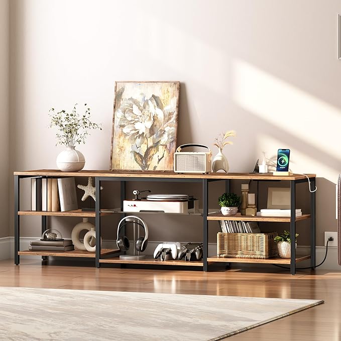 HOOBRO LED TV Stand for 75 Inch TVs - Image 5