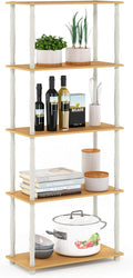 Furinno Turn-N-Tube 5-Tier Multipurpose Shelf / Display Rack / Storage Shelf / by Furinno-FitsYourSpaceFitsYourBudget