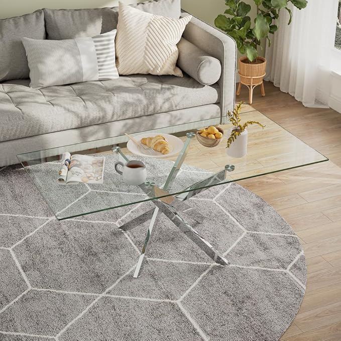 Tempered Glass Coffee Table - Image 3