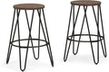 SIMPLIHOME Simeon Industrial Metal 26 inch Metal Counter Height Stool by SimpliHome