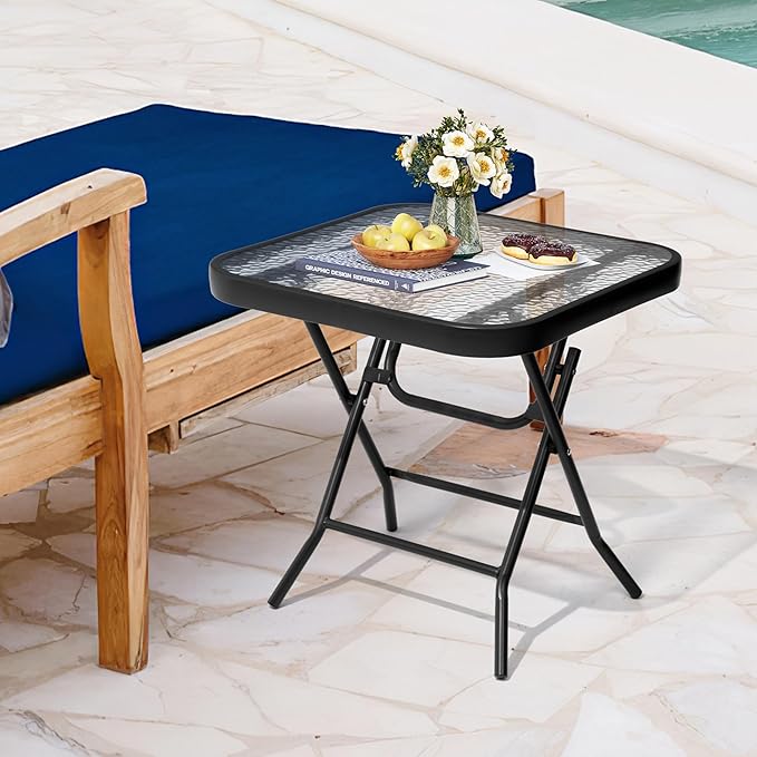 Foldable Outdoor Side Table - Image 8