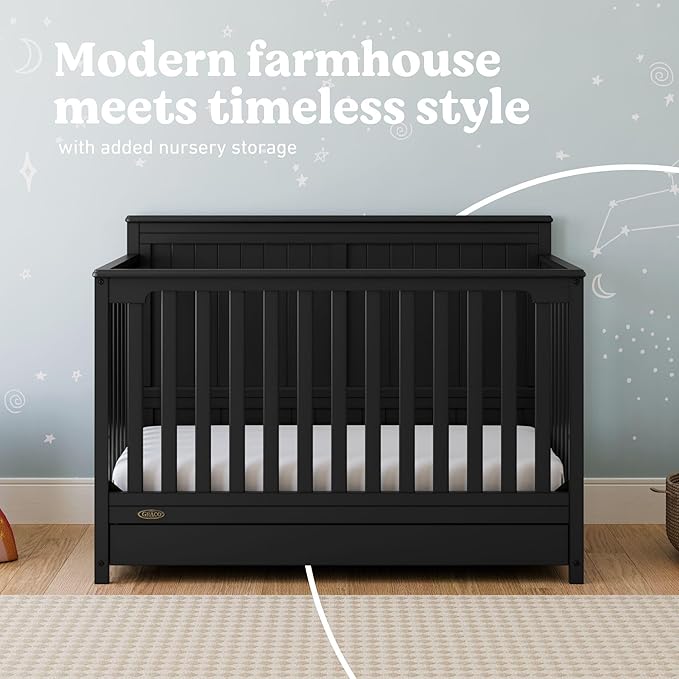 Graco Hadley 5-in-1 Convertible Crib - Image 3
