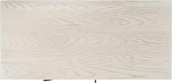 SAFAVIEH Couture Collection Elissa Mid-Century White Wash Small Entertainment - Image 4