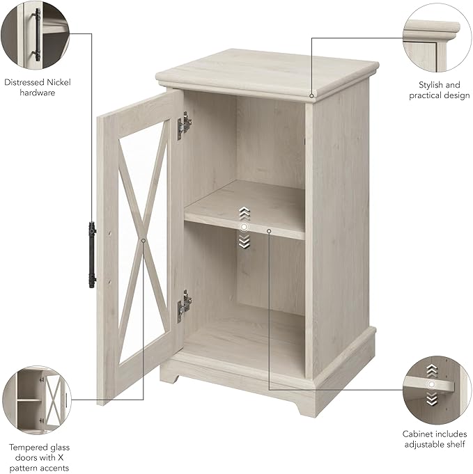 Bush Furniture Lennox Small Farmhouse End Table - Image 6
