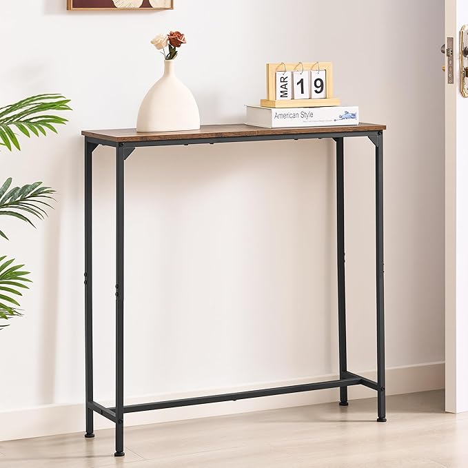 Console Table, Narrow Entryway Table, Thin Sofa Table, Behind Couch Table - Image 5
