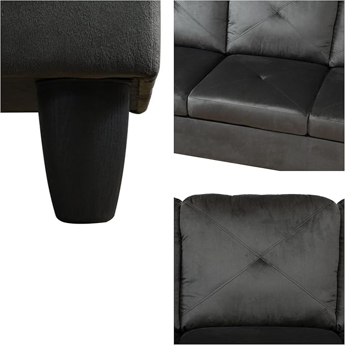 L-Shaped Sectional Sofa, Modern Sectional Couches Home Sofas - Image 5