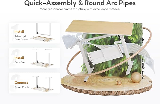 INNOVAR Bamboo Standing Desk - Image 8
