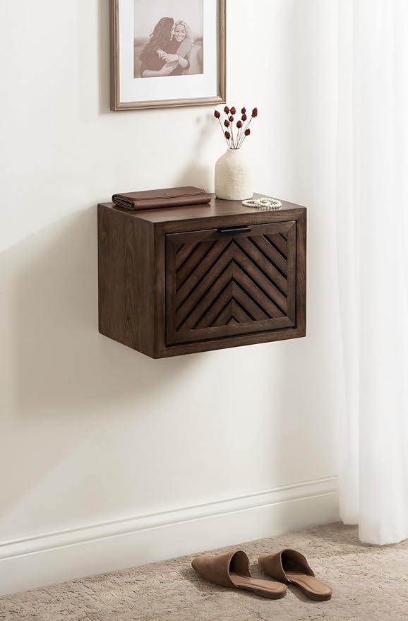 Kate and Laurel Mezzeta Modern Floating Shelf Side Table - Image 4