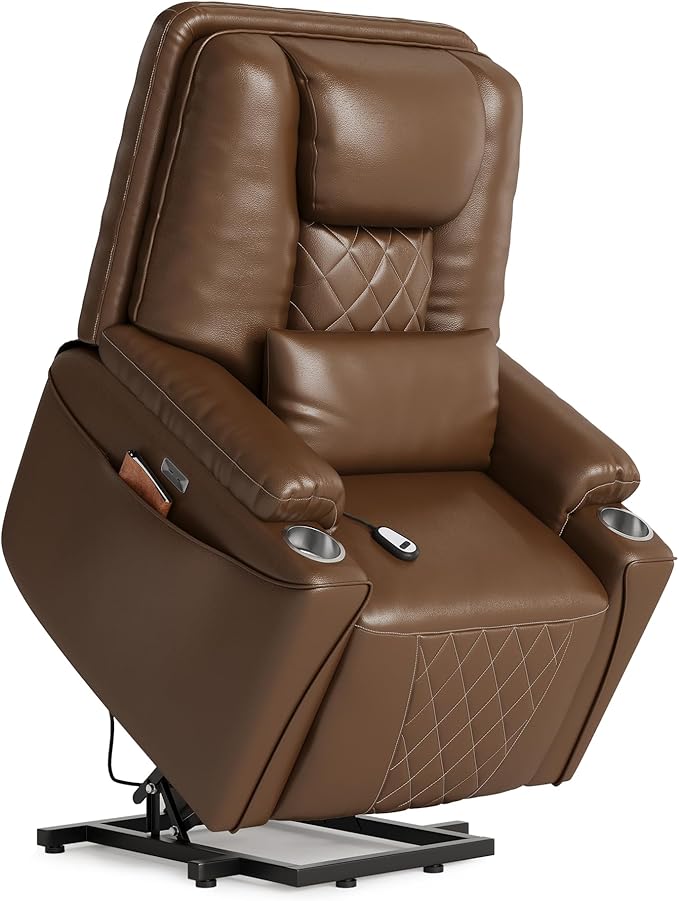 IDEALHOUSE Electric Power Lift Recliner Chair Sofa, Power Lift Chairs - Image 7